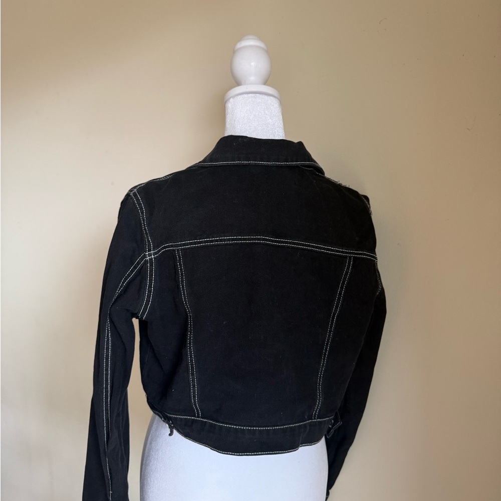 Forever 21 Black Denim Jacket - Picture 8 of 10